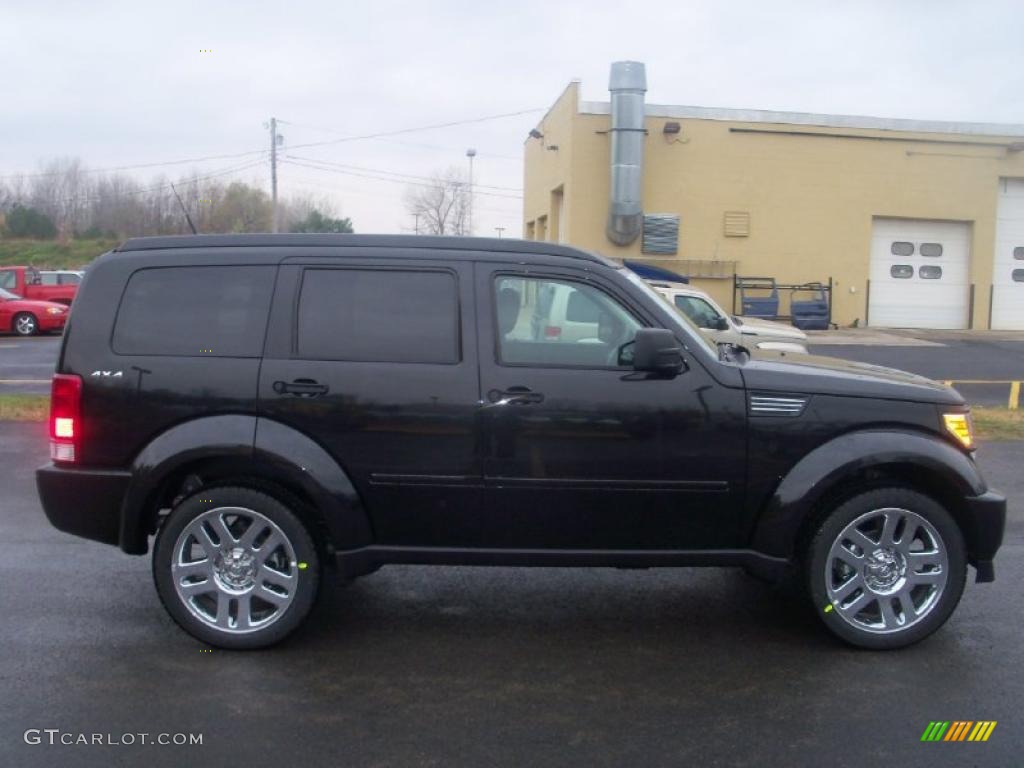 Brilliant Black Crystal Pearl 2011 Dodge Nitro Heat 4.0 4x4 Exterior Photo #39305805