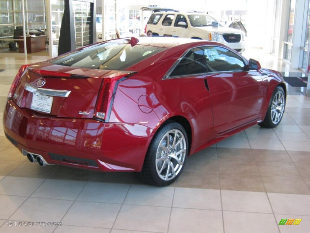 Crystal Red Tintcoat 2011 Cadillac CTS -V Coupe Exterior Photo #39306089