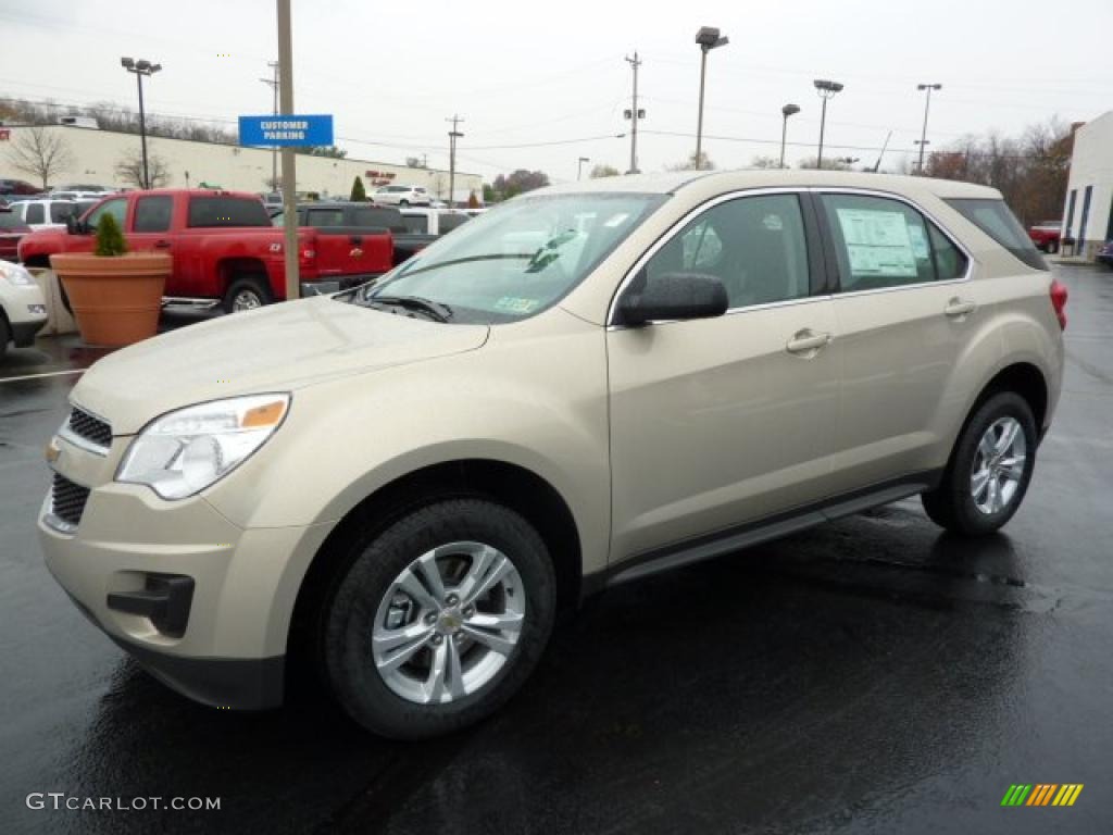 Gold Mist Metallic 2011 Chevrolet Equinox LS Exterior Photo #39307213