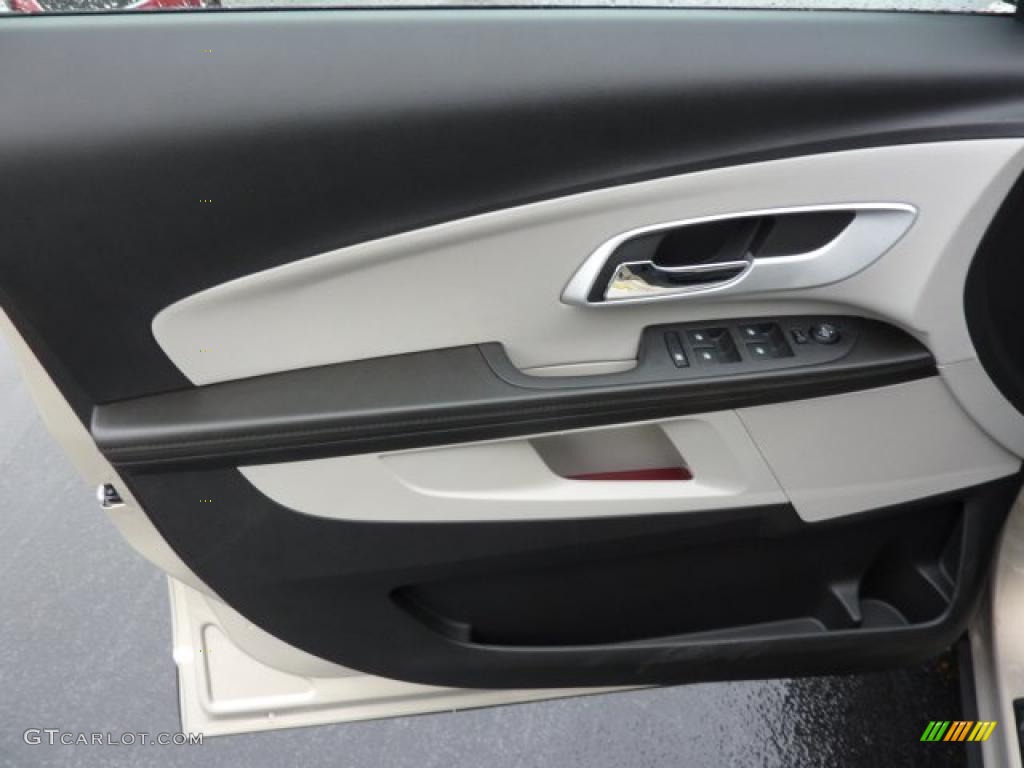 2011 Chevrolet Equinox LS Light Titanium/Jet Black Door Panel Photo #39307389