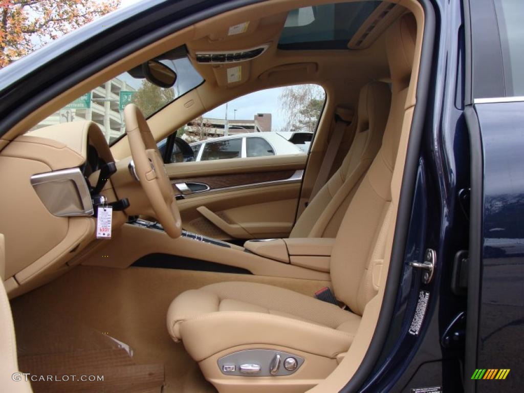 Luxor Beige Interior 2011 Porsche Panamera 4S Photo #39307573