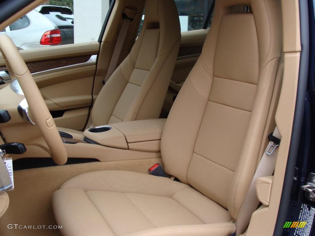 Luxor Beige Interior 2011 Porsche Panamera 4S Photo #39307605