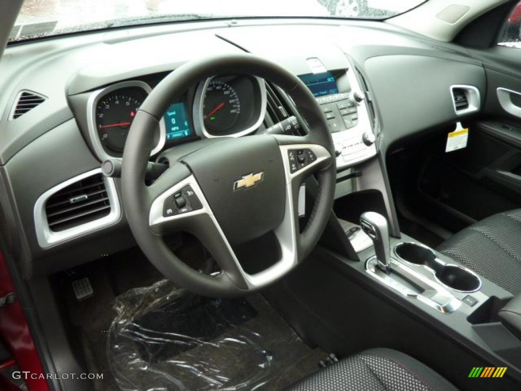 Jet Black Interior 2011 Chevrolet Equinox LT AWD Photo #39307673