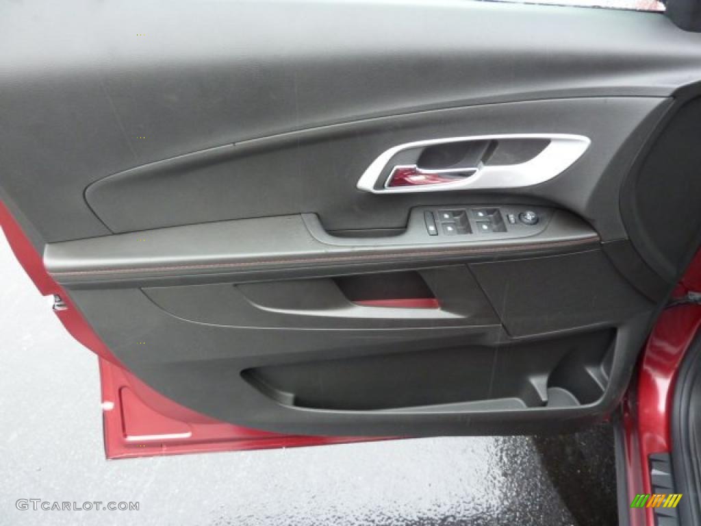 2011 Chevrolet Equinox LT AWD Jet Black Door Panel Photo #39307689