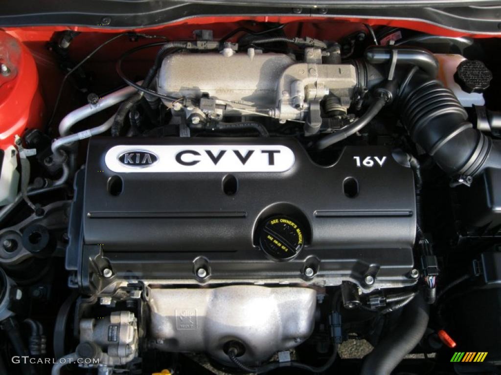 2009 Rio LX Sedan - Tropical Red / Gray photo #4