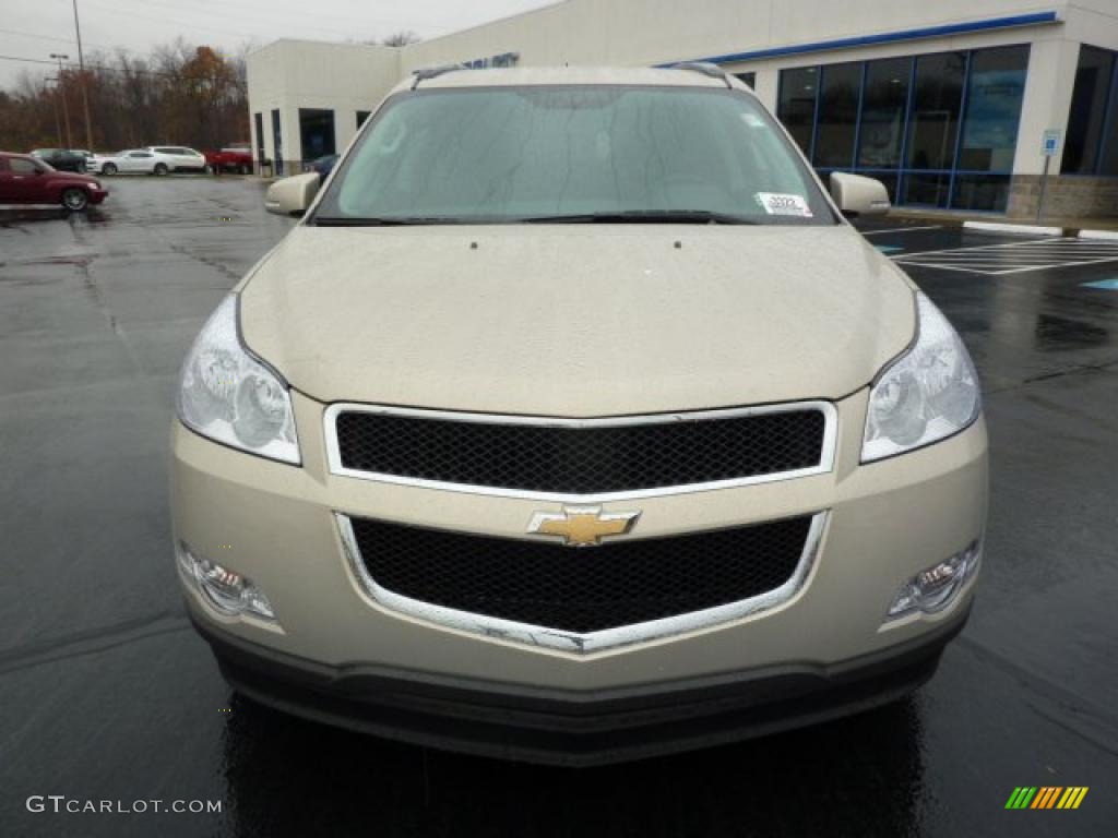 Gold Mist Metallic 2011 Chevrolet Traverse LT AWD Exterior Photo #39308433