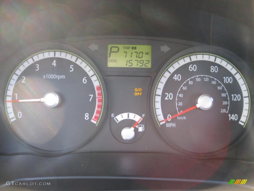 2009 Rio LX Sedan - Tropical Red / Gray photo #25