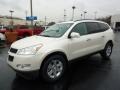 2011 White Diamond Tricoat Chevrolet Traverse LT AWD  photo #3