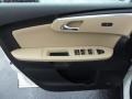 Cashmere/Ebony 2011 Chevrolet Traverse LTZ AWD Door Panel
