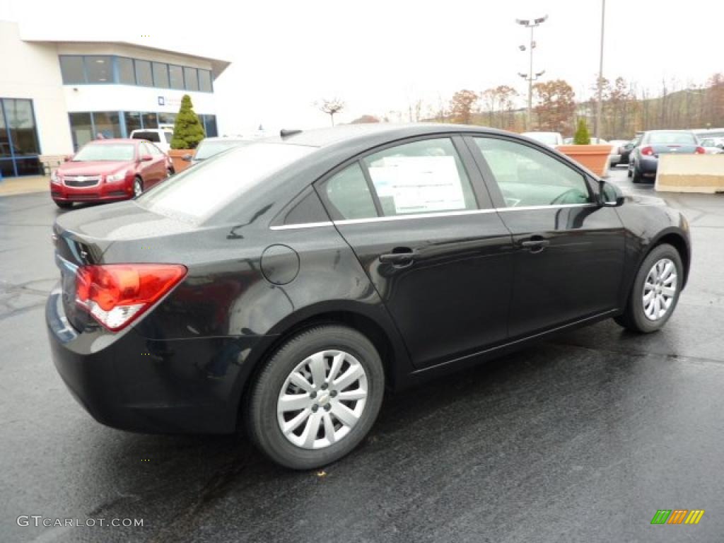 Black Granite Metallic 2011 Chevrolet Cruze LT Exterior Photo #39309757