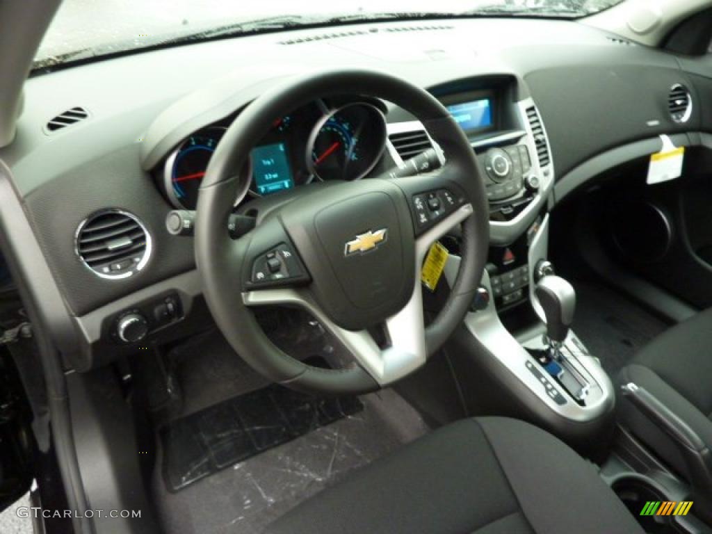 Jet Black Interior 2011 Chevrolet Cruze LT Photo #39309805