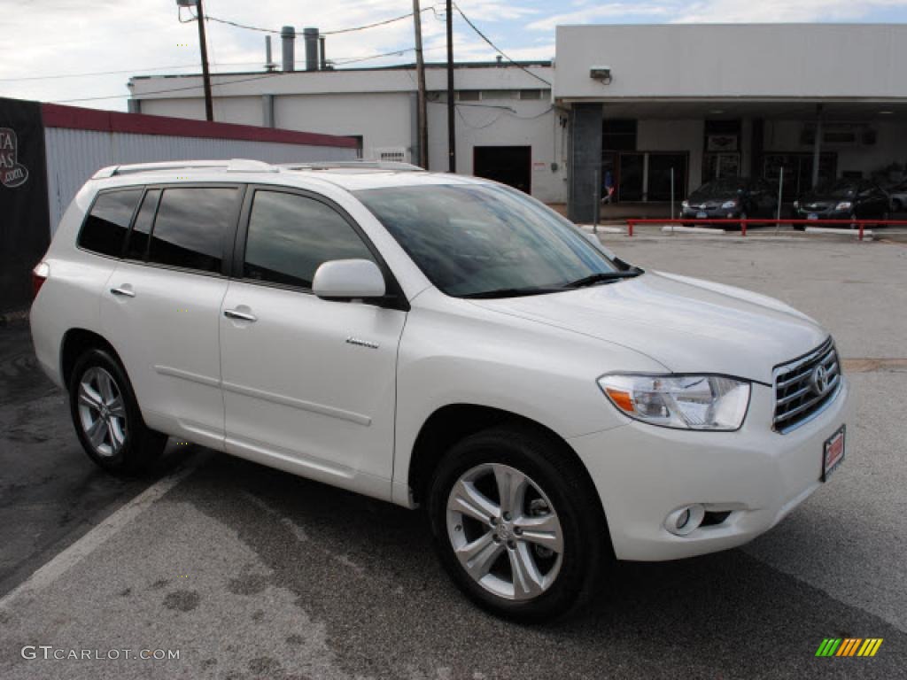 Blizzard White Pearl 2010 Toyota Highlander Limited Exterior Photo #39310145