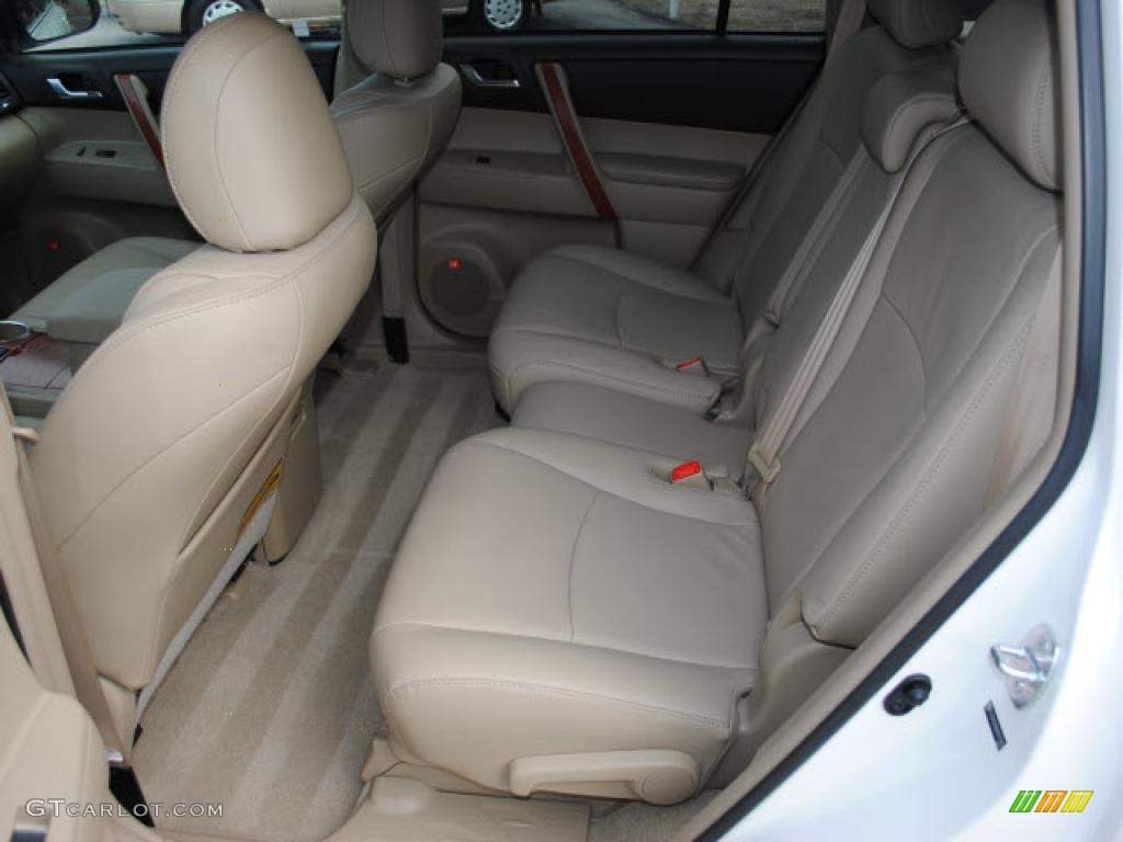 Sand Beige Interior 2010 Toyota Highlander Limited Photo #39310177