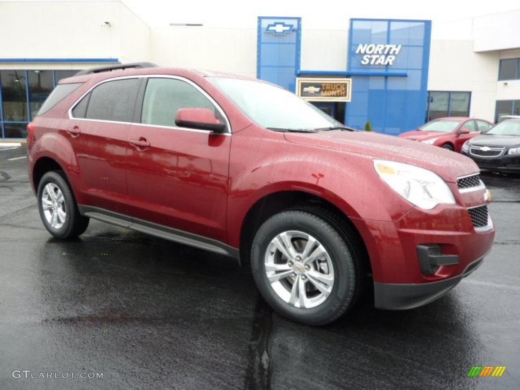 2011 Equinox LT AWD - Cardinal Red Metallic / Jet Black photo #1