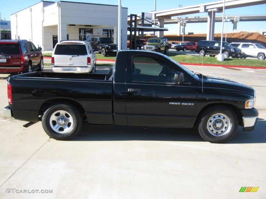 Black 2004 Dodge Ram 1500 ST Regular Cab Exterior Photo #39310245