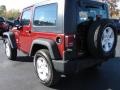 2007 Red Rock Crystal Pearl Jeep Wrangler X 4x4  photo #2