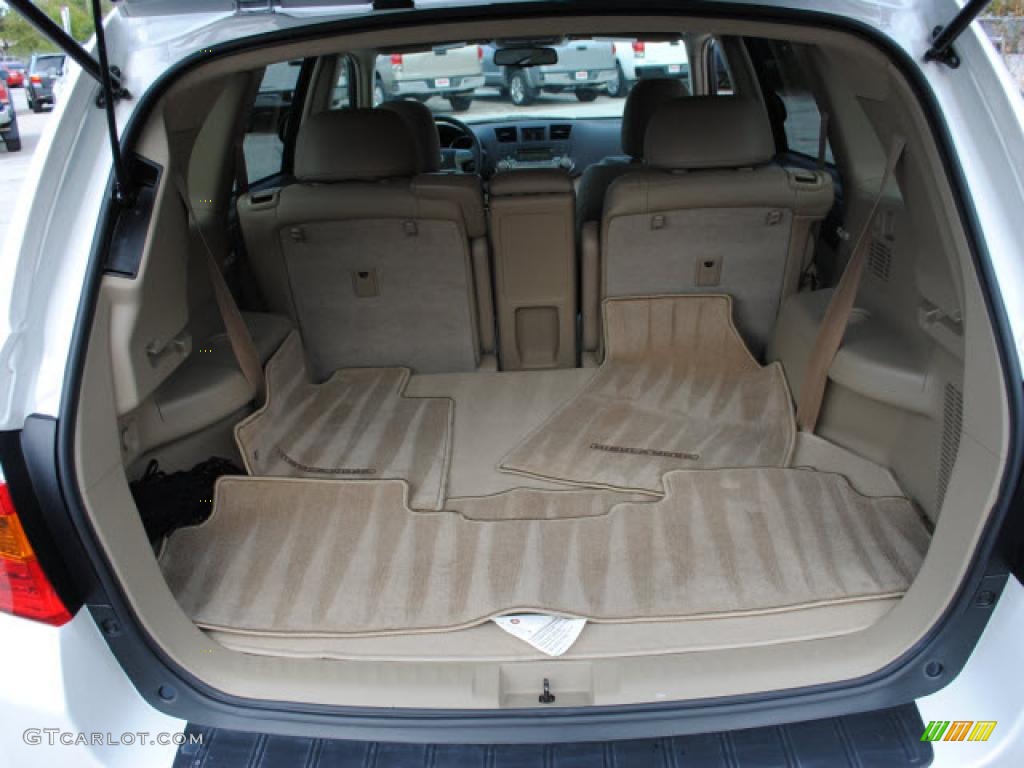 2010 Highlander Limited - Blizzard White Pearl / Sand Beige photo #16