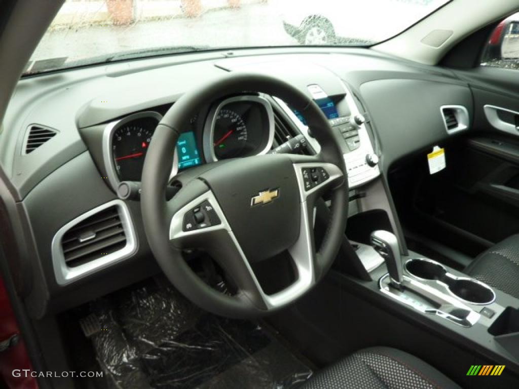 2011 Chevrolet Equinox LT AWD Jet Black Dashboard Photo #39310421