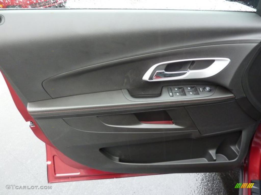 2011 Chevrolet Equinox LT AWD Jet Black Door Panel Photo #39310437