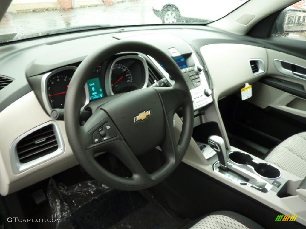 Light Titanium/Jet Black Interior 2011 Chevrolet Equinox LS AWD Photo #39310725