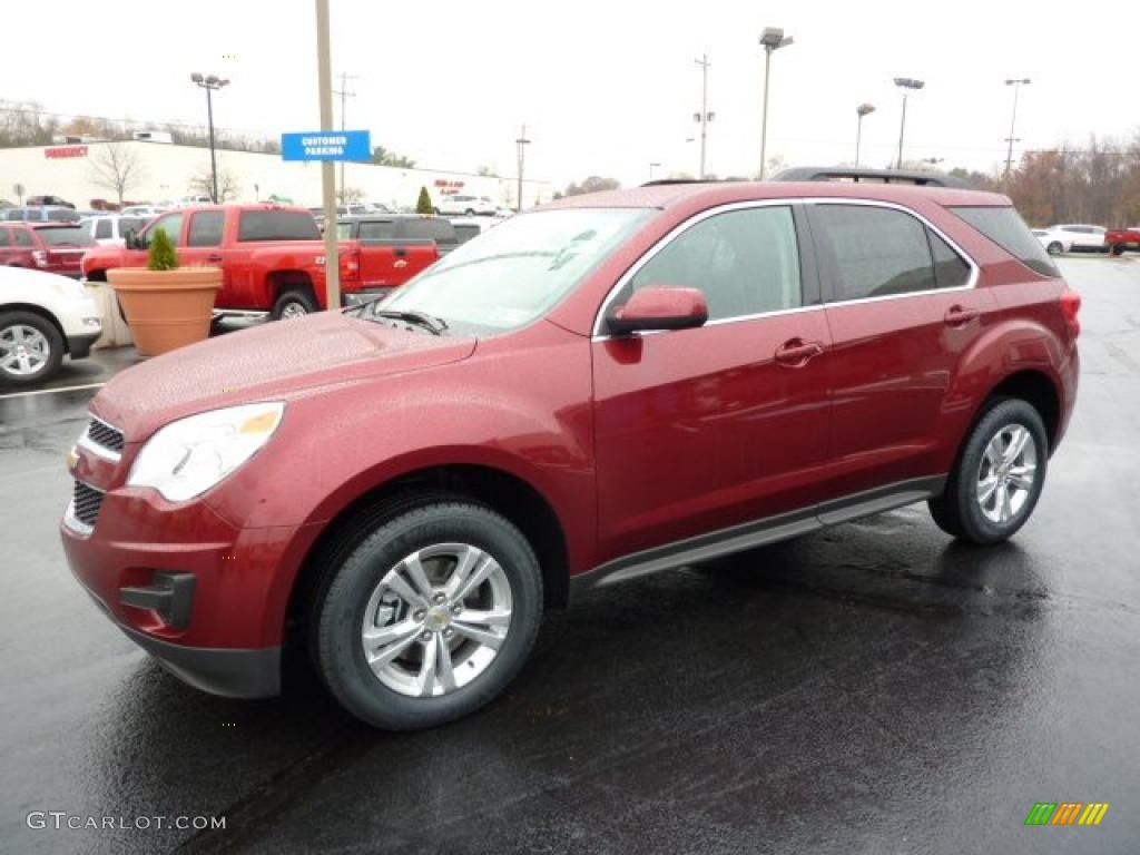 Cardinal Red Metallic 2011 Chevrolet Equinox LT AWD Exterior Photo #39311185