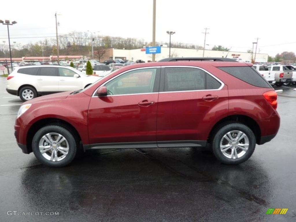 Cardinal Red Metallic 2011 Chevrolet Equinox LT AWD Exterior Photo #39311201