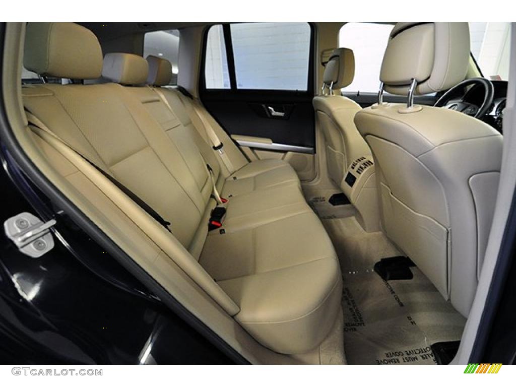 Almond/Black Interior 2010 Mercedes-Benz GLK 350 4Matic Photo #39311213