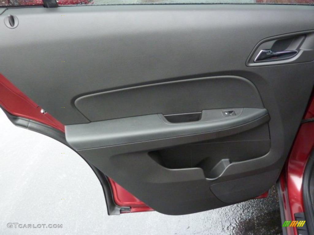 2011 Chevrolet Equinox LT AWD Jet Black Door Panel Photo #39311385