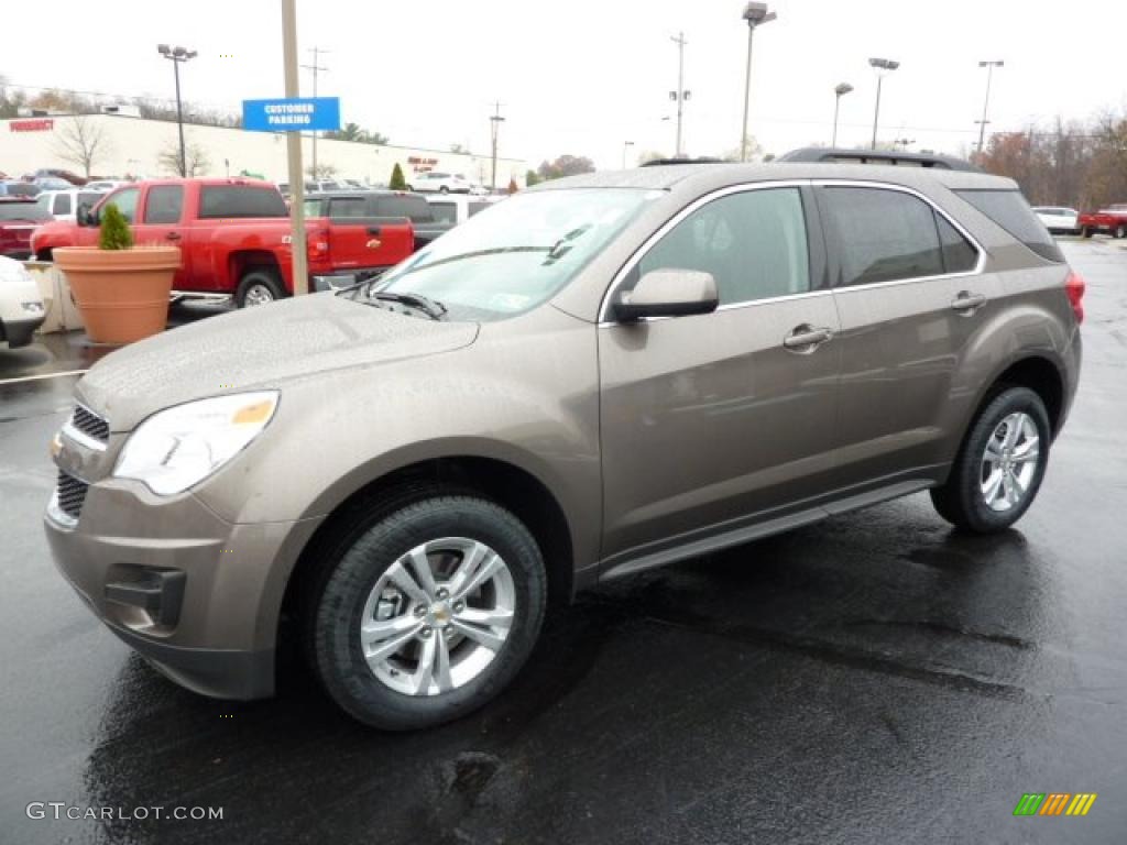 Mocha Steel Metallic 2011 Chevrolet Equinox LT AWD Exterior Photo #39311485