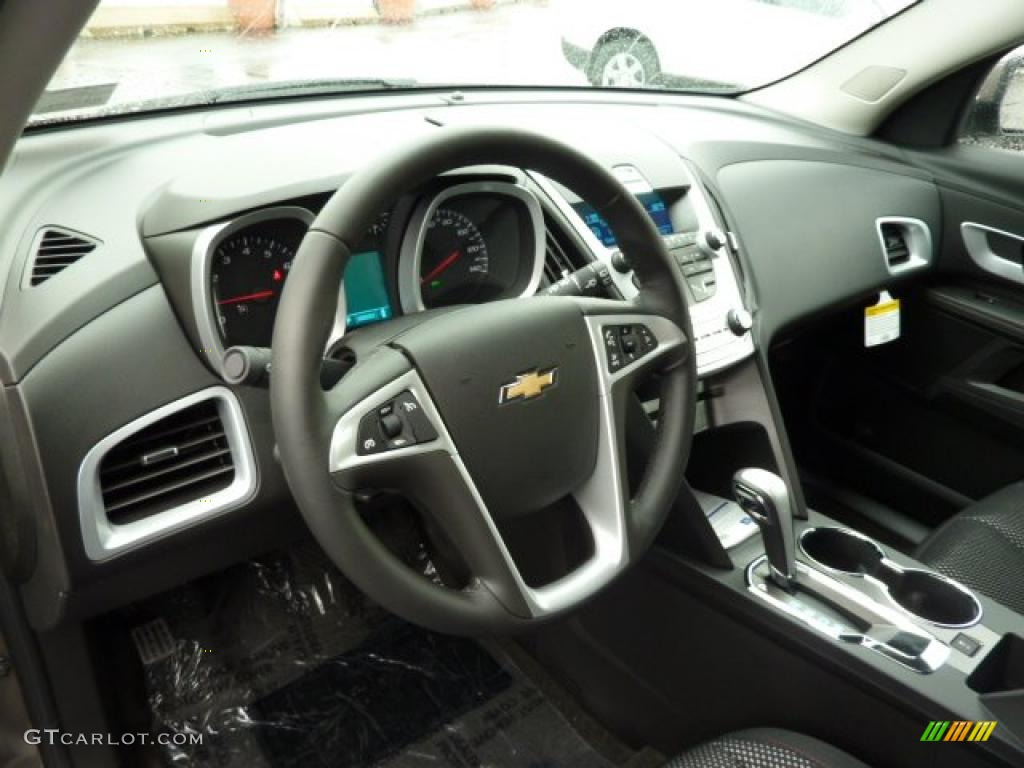 Jet Black Interior 2011 Chevrolet Equinox LT AWD Photo #39311649