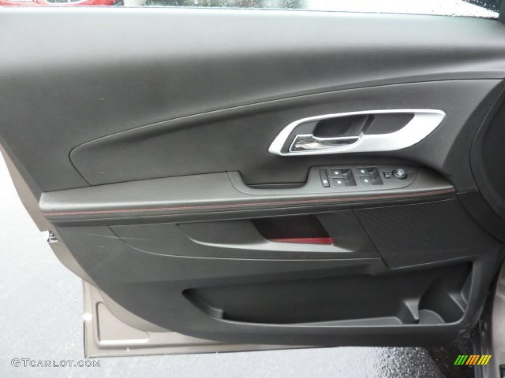 2011 Chevrolet Equinox LT AWD Jet Black Door Panel Photo #39311661
