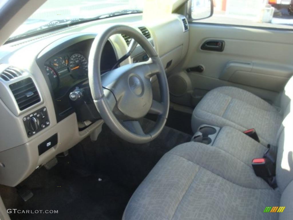Medium Pewter Interior 2008 Chevrolet Colorado Regular Cab Photo #39311825