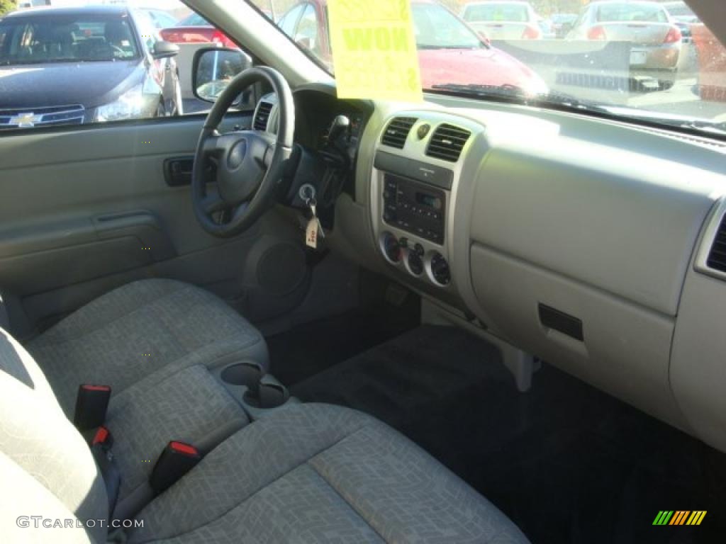 2008 Chevrolet Colorado Regular Cab Medium Pewter Dashboard Photo #39311837