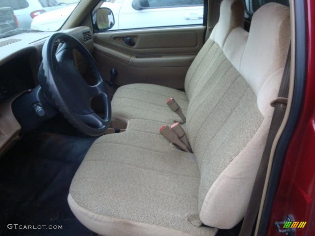 Tan Interior 1995 Chevrolet S10 LS Regular Cab Photo #39312065