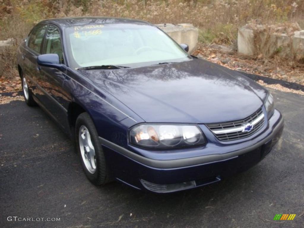 2002 Impala LS - Navy Blue Metallic / Neutral photo #1