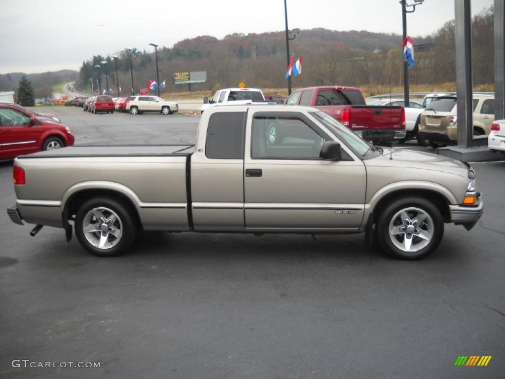 Light Pewter Metallic 2003 Chevrolet S10 LS Extended Cab Exterior Photo #39312953