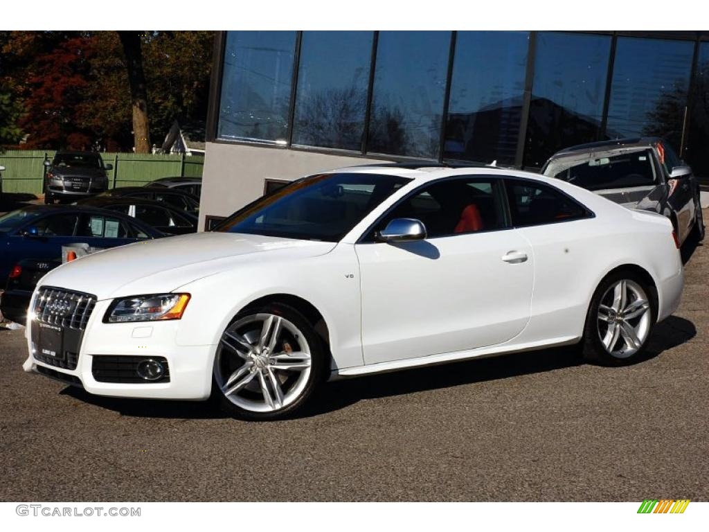 Ibis White 2010 Audi S5 4.2 FSI quattro Coupe Exterior Photo #39313497