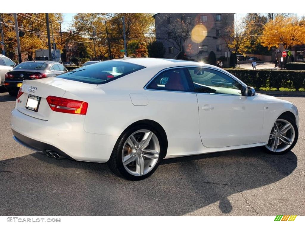 Ibis White 2010 Audi S5 4.2 FSI quattro Coupe Exterior Photo #39313533
