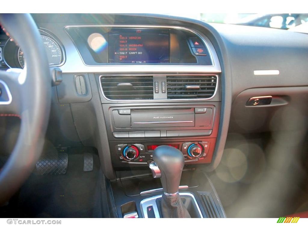 2010 Audi S5 4.2 FSI quattro Coupe Magma Red Silk Nappa Leather Dashboard Photo #39313665