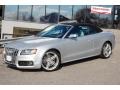 Ice Silver Metallic 2010 Audi S5 3.0 TFSI quattro Cabriolet Exterior