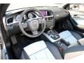Pearl Silver Silk Nappa Leather Prime Interior Photo for 2010 Audi S5 #39313973