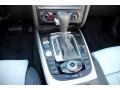 2010 Audi S5 Pearl Silver Silk Nappa Leather Interior Transmission Photo