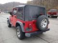 2006 Flame Red Jeep Wrangler Sport 4x4  photo #4