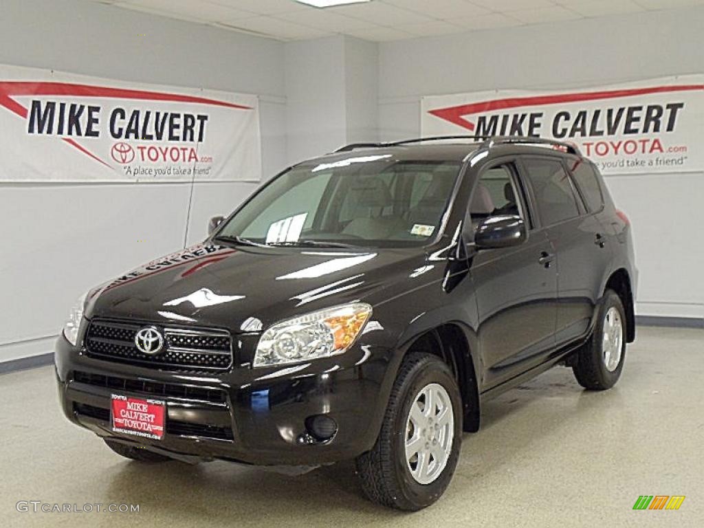 2007 RAV4 I4 - Black / Ash Gray photo #1