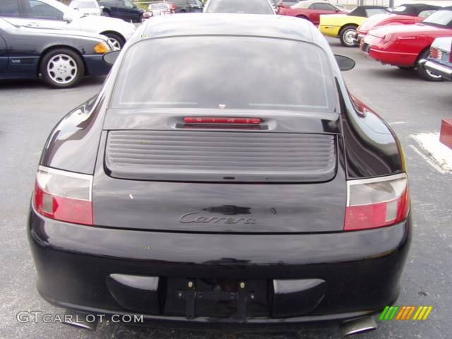 2002 911 Carrera Coupe - Basalt Black Metallic / Black photo #8