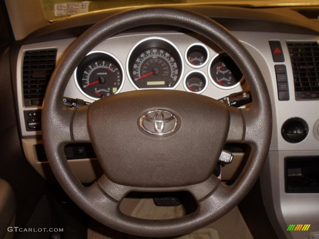 2008 Tundra SR5 TRD Double Cab - Desert Sand Mica / Beige photo #9