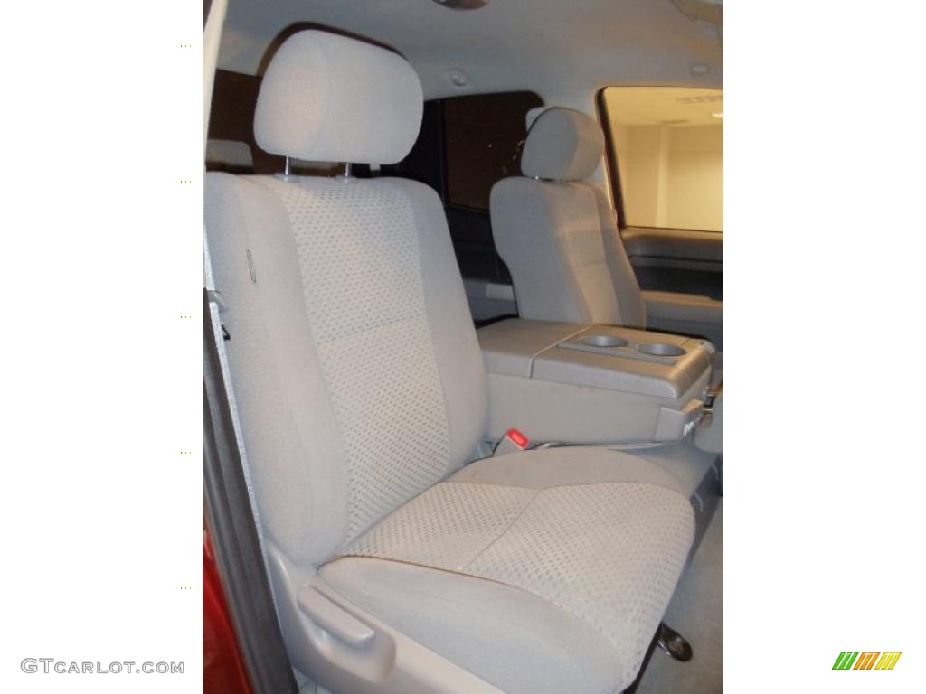 Graphite Gray Interior 2007 Toyota Tundra SR5 Double Cab Photo #39316205