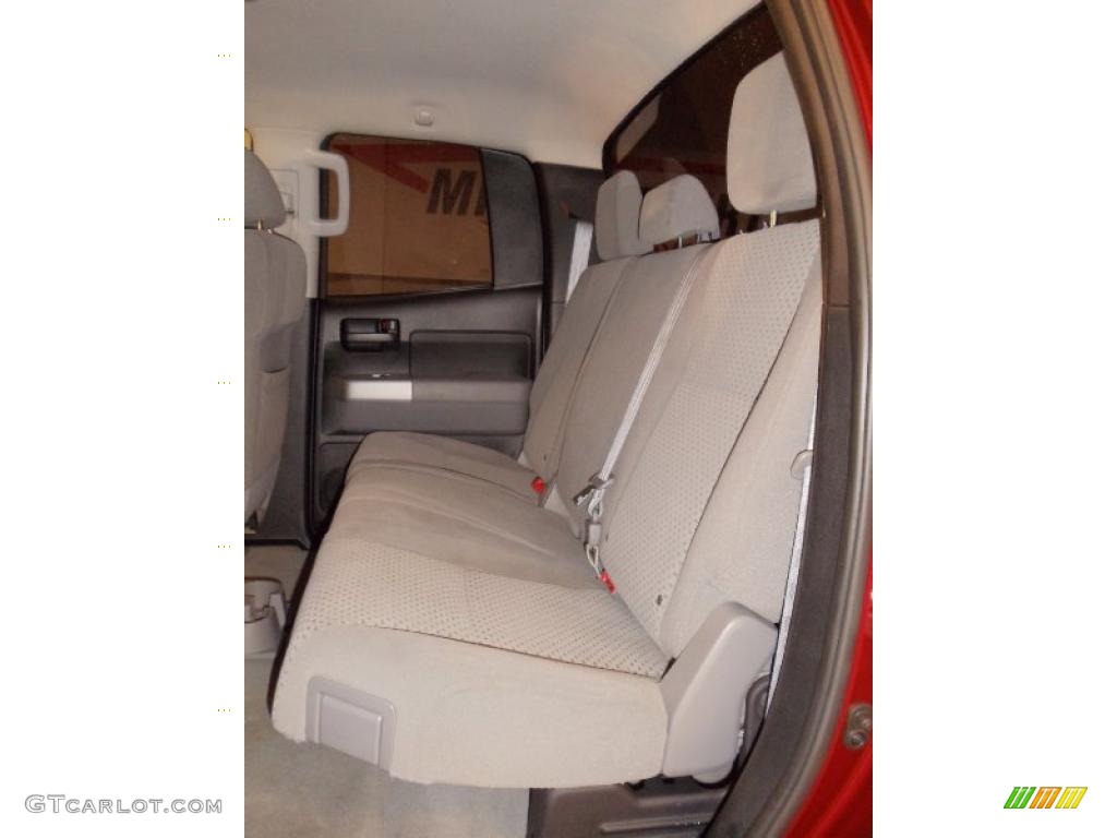 Graphite Gray Interior 2007 Toyota Tundra SR5 Double Cab Photo #39316229