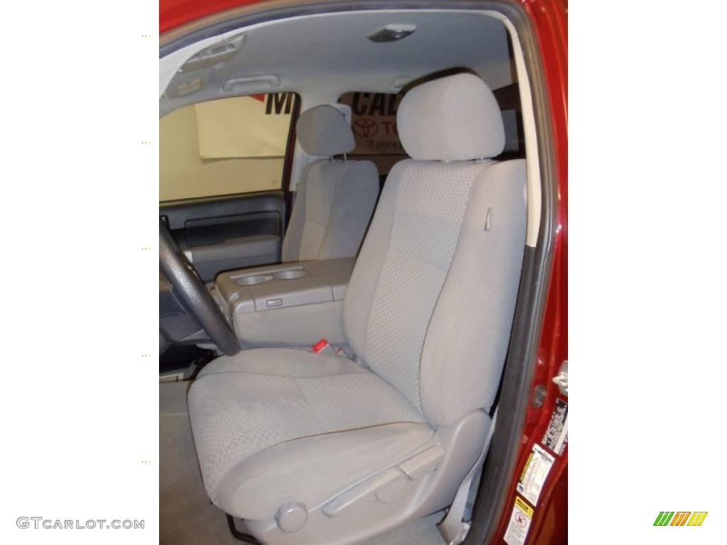 Graphite Gray Interior 2007 Toyota Tundra SR5 Double Cab Photo #39316241