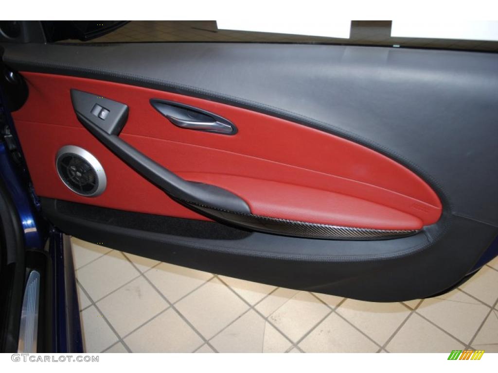 2010 BMW M6 Coupe Indianapolis Red Door Panel Photo #39317121